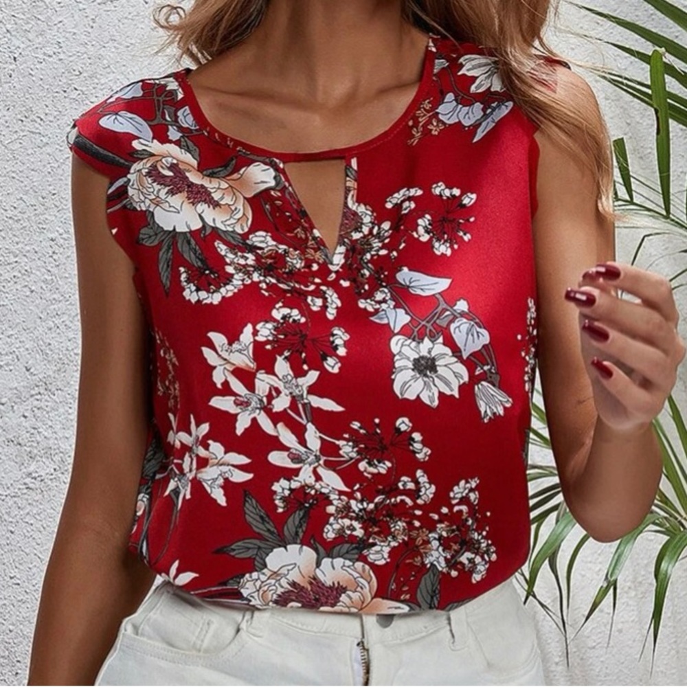 2 for $15 bundle Floral print sleeveless blouse